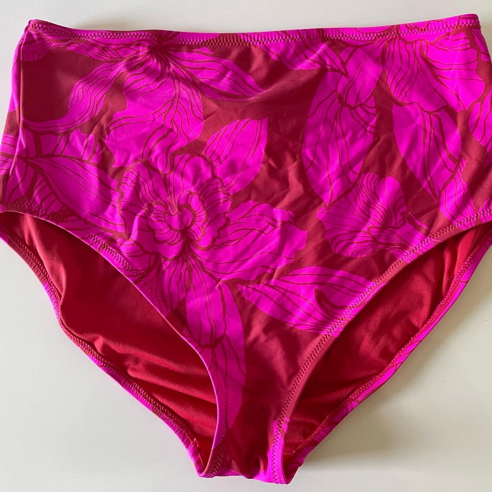 Gap high rise bikini bottoms US L